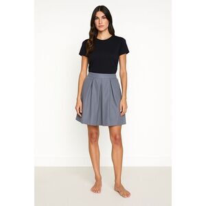Marni Cotton A-line Mini Skirt‎ With Pockets In Dark Taupe Size 38/2